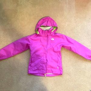 Girls North Face RainCoat size 7/8